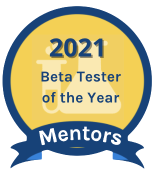 2021 Beta Tester of the Year