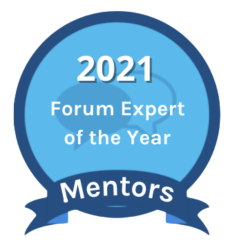 2021 Forum Expert of the Year