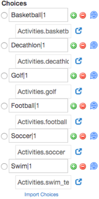 Checkbox choices mapped to PowerSchool fields