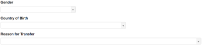 Dropdown layout examples