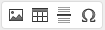 Text Block special objects toolbar