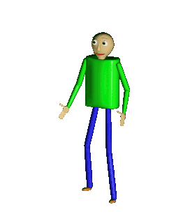 baldi i didnt know u play fortnite.gif