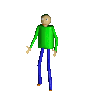 baldi i didnt know u play fortnite.gif