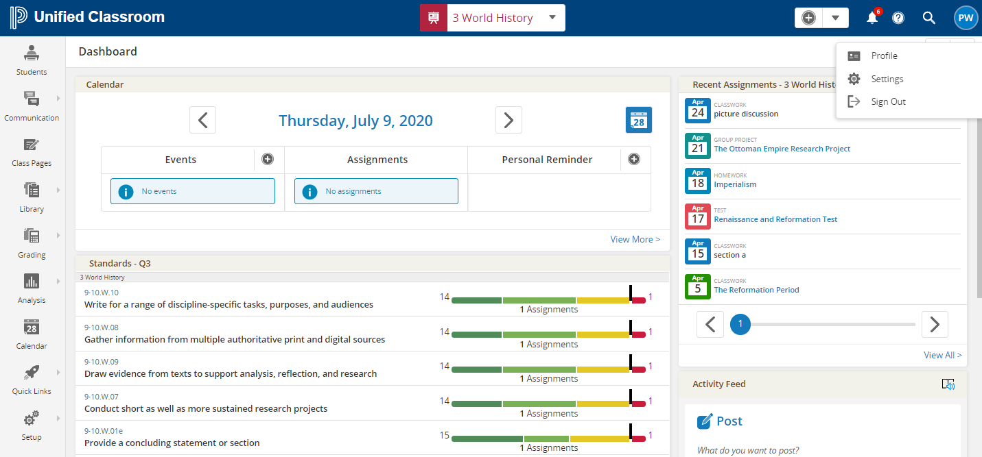Unified Classroom Back to School Basics PowerSchool Community