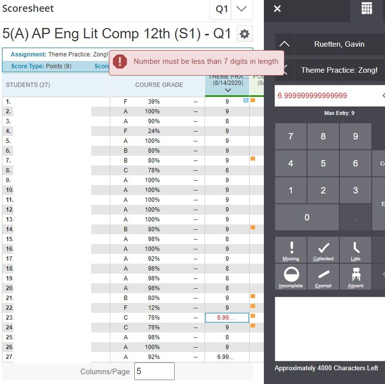 Assignment Error