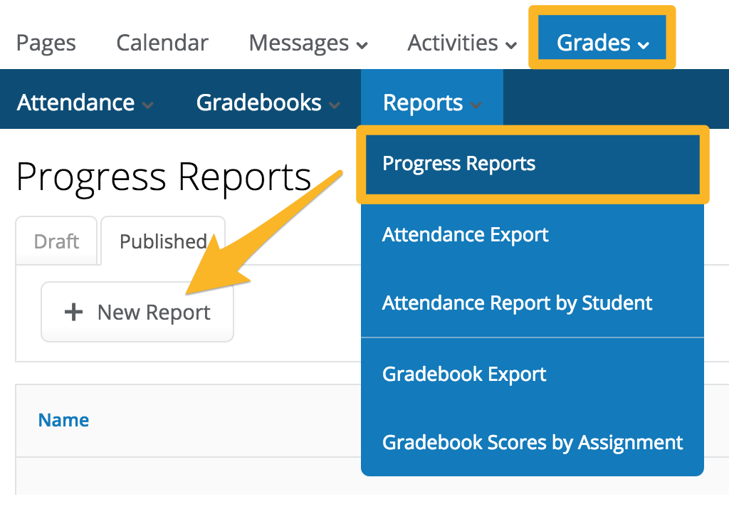 How do I create a StandardsBased Progress Report? PowerSchool Community
