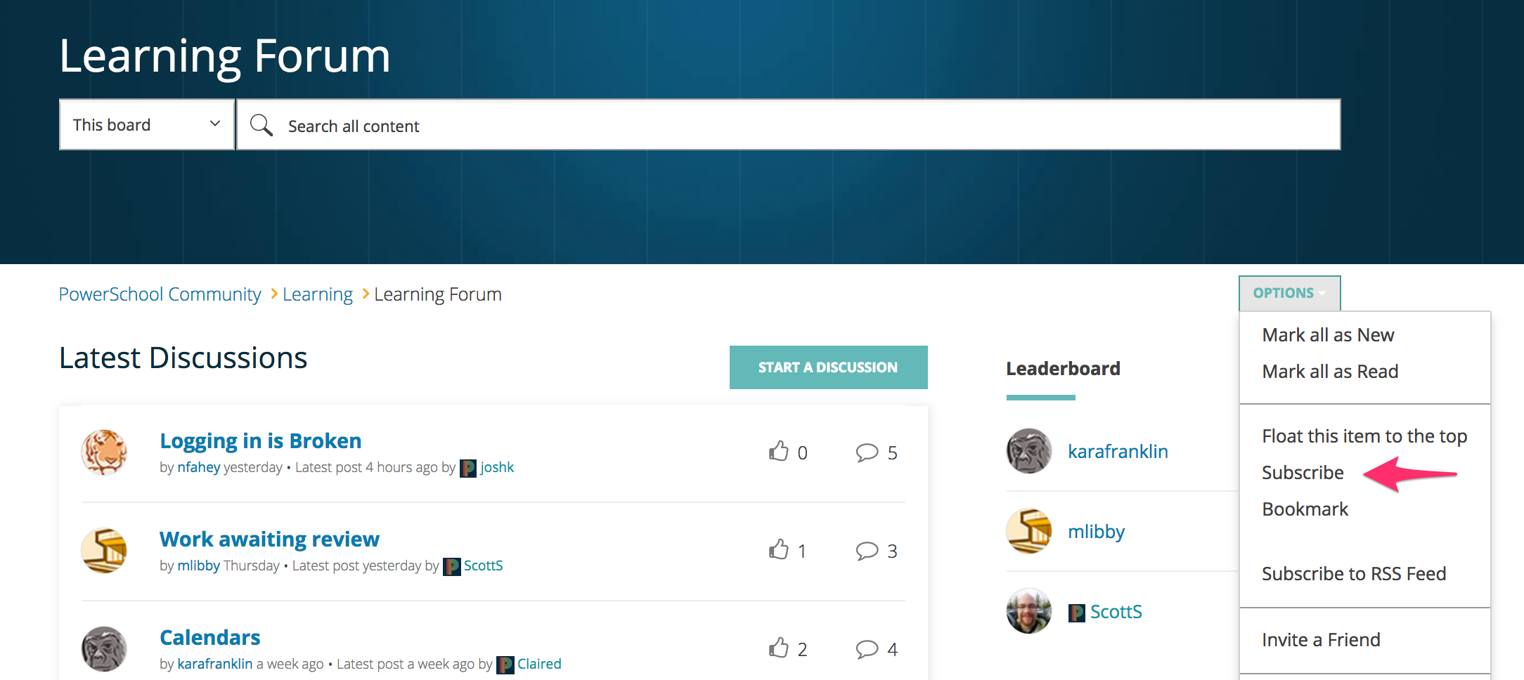 Subscriptions and Notifications PowerSchool Community