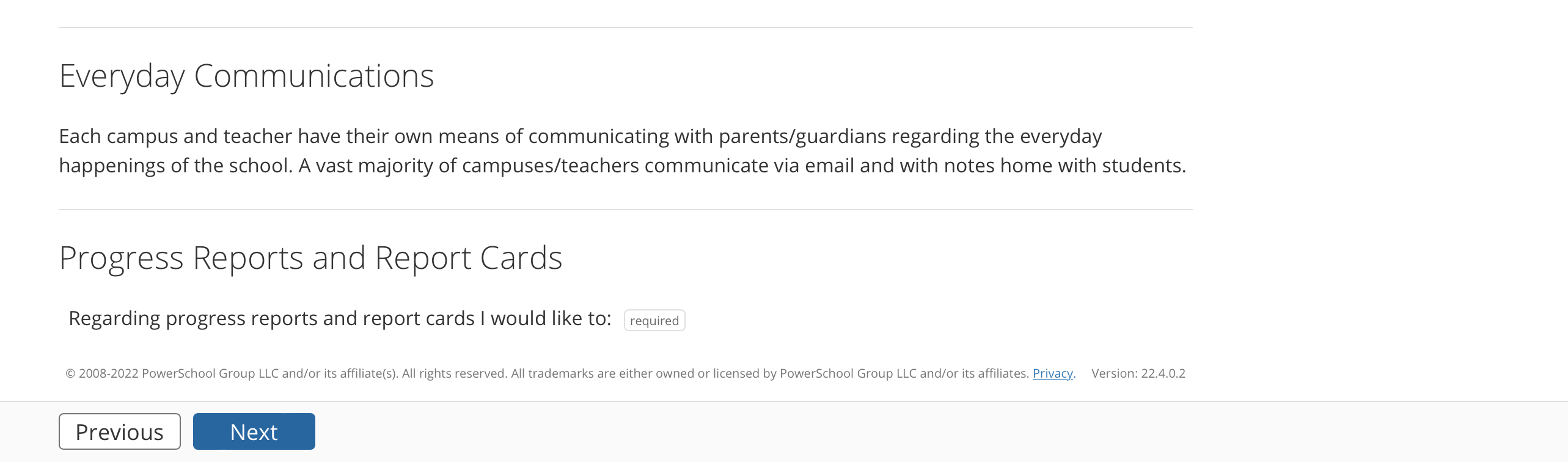 Required field is missing from UI PowerSchool Community