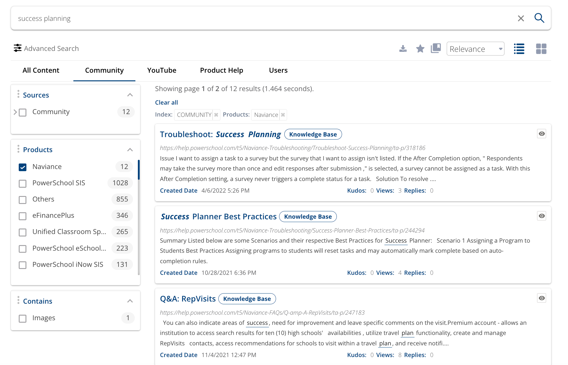Getting Started in the Community for Naviance Customers PowerSchool