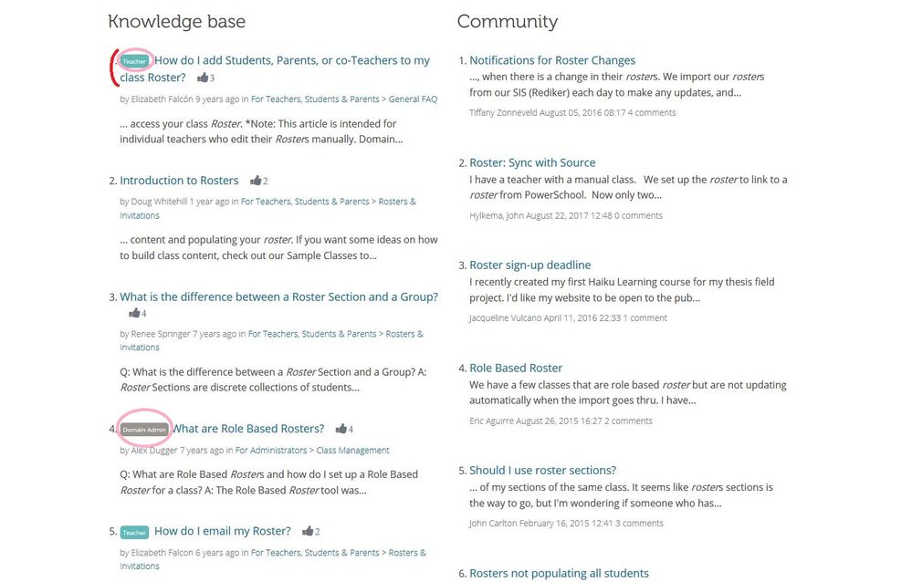 Haiku Community search results.JPG