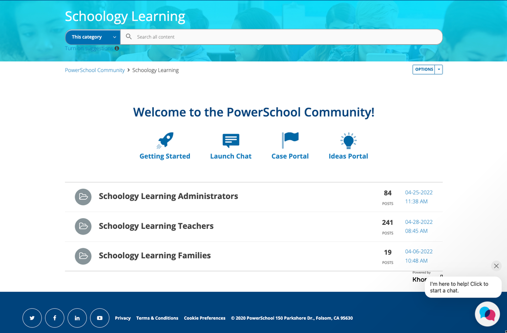 Getting Started Guide for Schoology Learning Customers PowerSchool Community