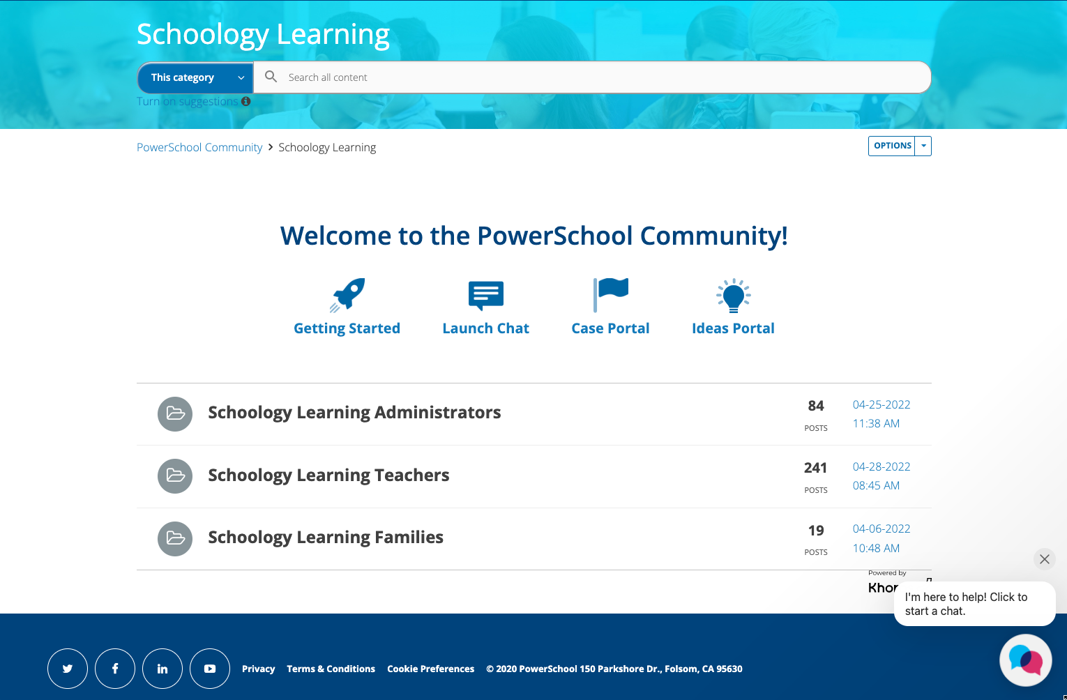 Getting Started Guide for Schoology Learning Customers PowerSchool