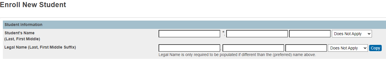 Legal name vs preferred name - PowerSchool Community