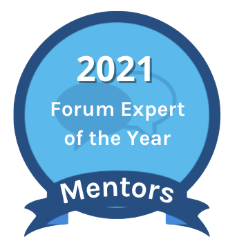 2021 Mentors - Forum Expert of the Year.png