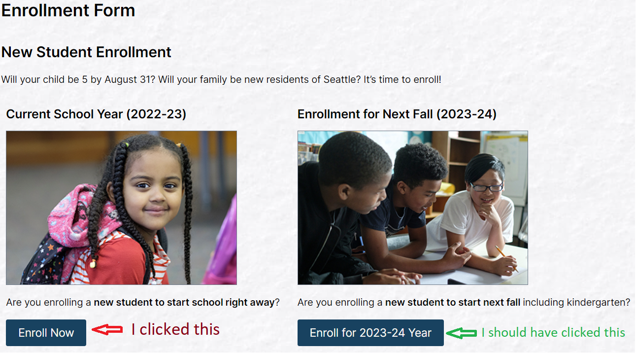 Enrollment for 20232024 PowerSchool Community