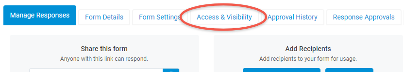 Access & Visibility