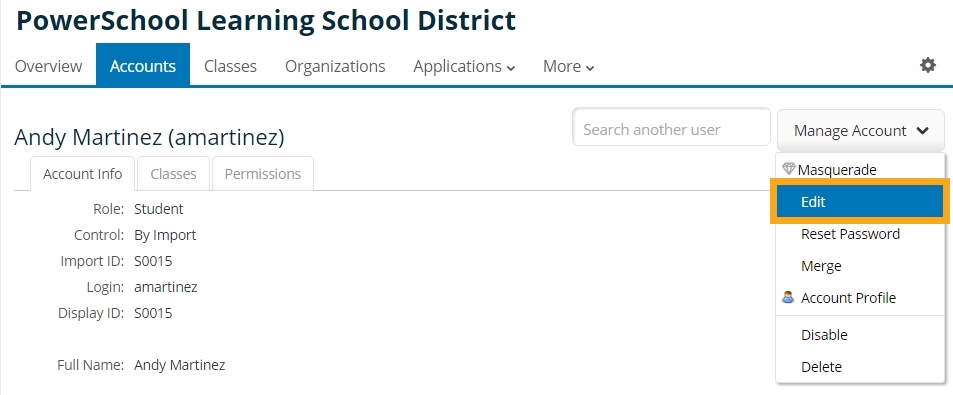 How do I change a user's password in the Domain Co... - PowerSchool