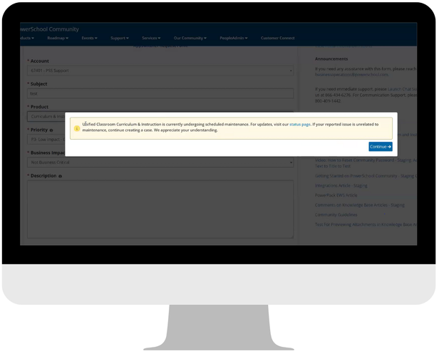 Image of Customer Case Portal Status Page Alerts.png