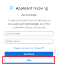 Skip the Access Data