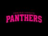 prairie heights Panthers but in pink letters and  a black background.jpg