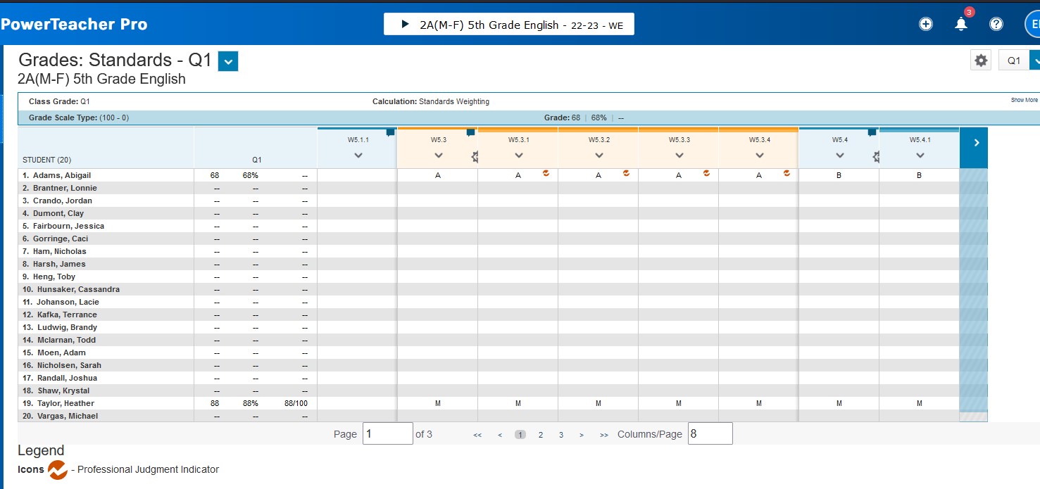 Resetting Final Grades to Match the Gradebook PowerSchool Community